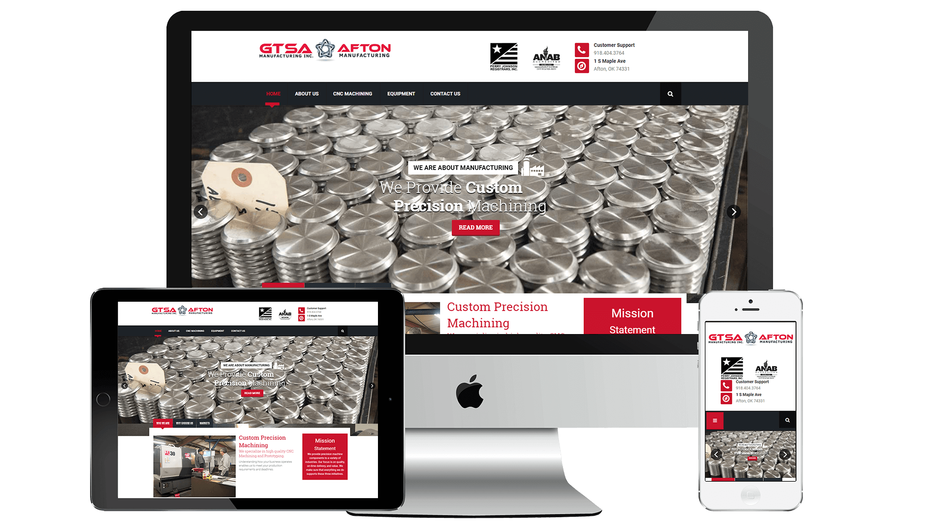GTSA Afton Manufacturing Website